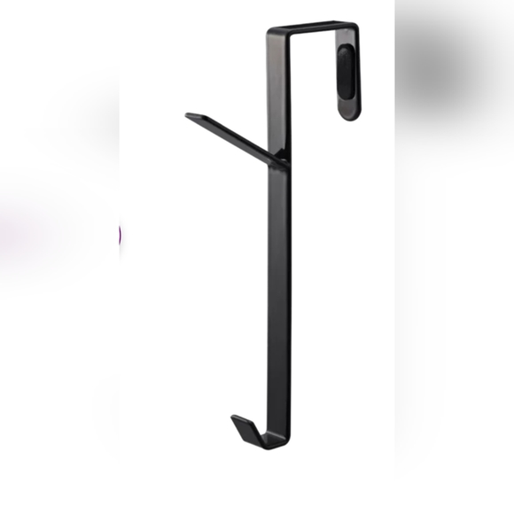 NWOT YAMAZAKI OVER THE DOOR Double Hook in Black - Picture 3 of 3